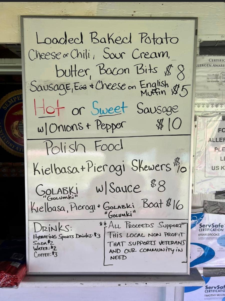 (2023) Our Current Booth Menu
